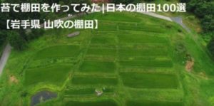 苔テラリウムでそもそも日本の棚田100選を作ろうとした理由